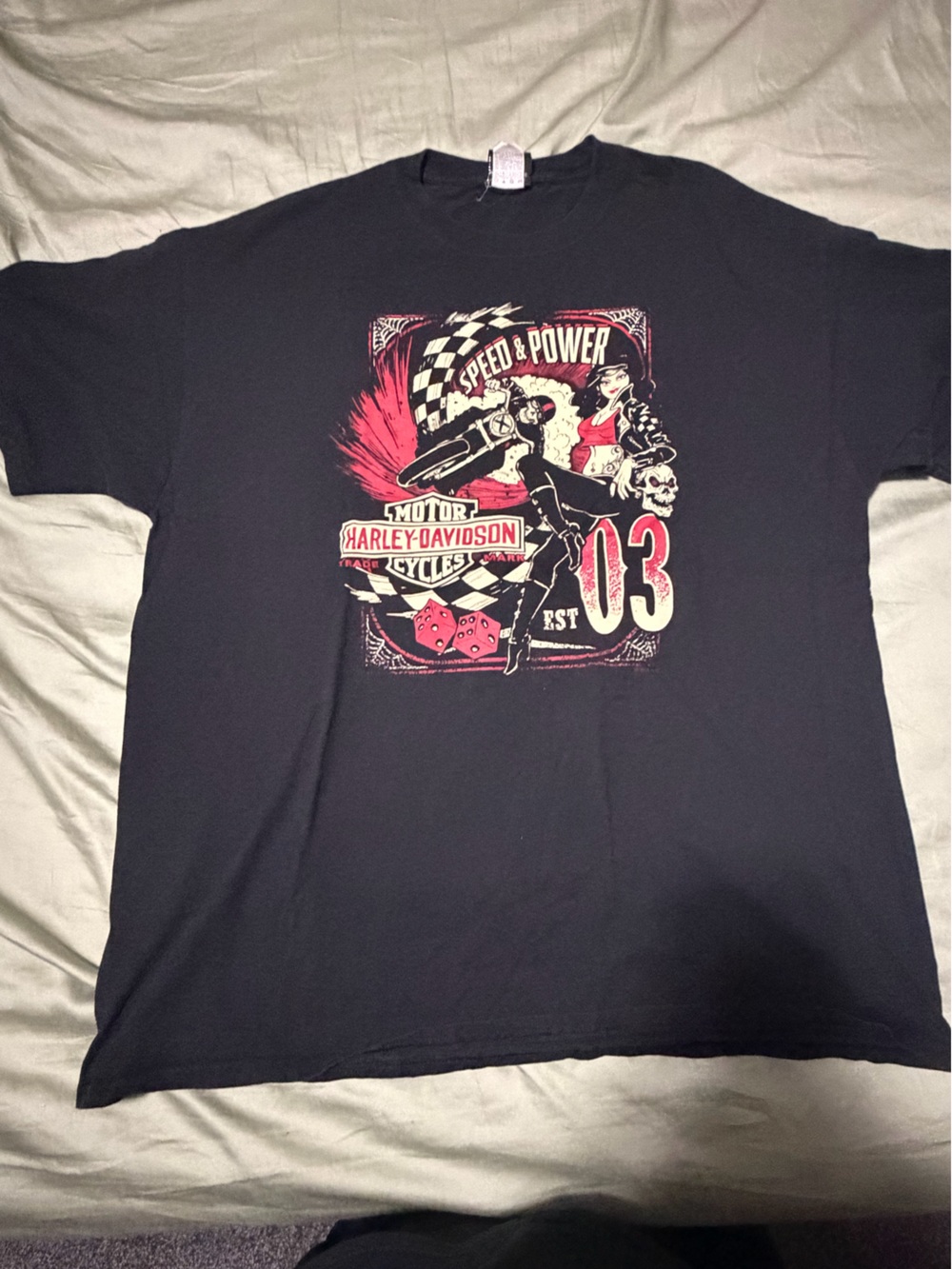 Harley-Davidson Black Tee Salt Lake City Utah